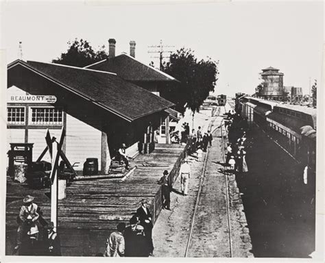 Southern Pacific Depot In Beaumont Looking East — Calisphere
