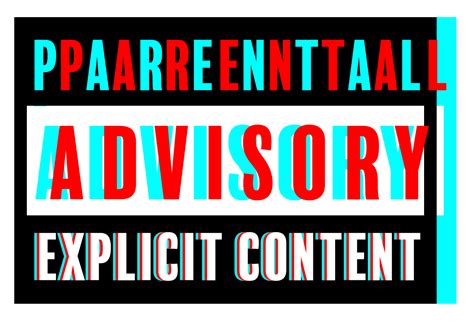 Parental Advisory Explicit Content Png