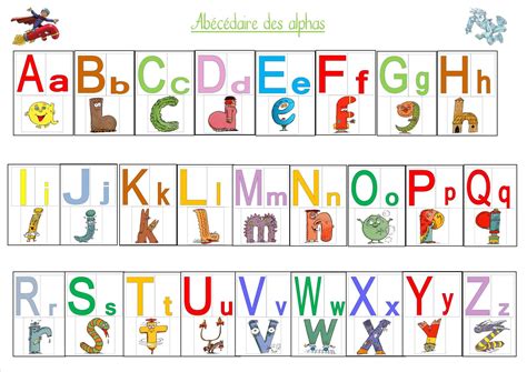 Fiche Alphabet Maternelle