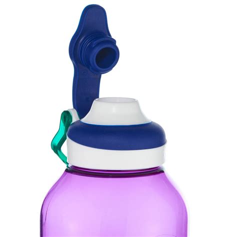 Quick Open Plastic Tritan 500 Hiking Flask 08 Litre Purple