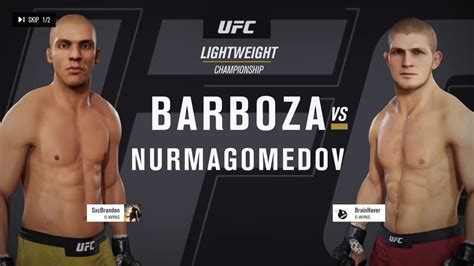 Dan ige scores late takedown on edson. Khabib Nurmagomedov vs Edson Barboza Round 1 Knockout UFC ...