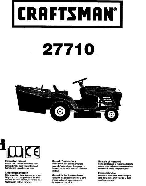 Craftsman Lawn Tractor 917 Manual