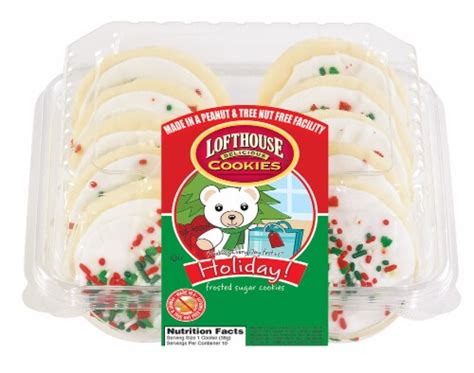 lofthouse holiday frosted sugar cookies 13 5 oz kroger