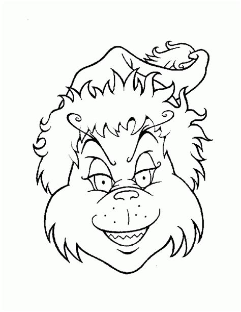 This furry green cold and solitary creature is an excellent. The Grinch Coloring Pages Printable - Coloring Home