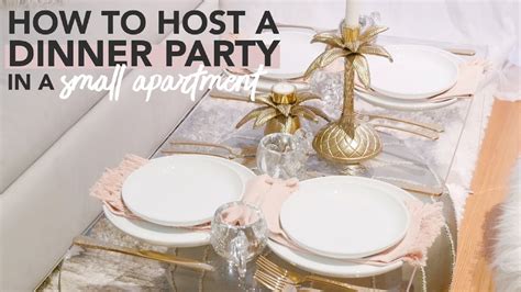 How To Host A Dinner Party In A Small Apartment Without Having A Kitchen Or Dining Table