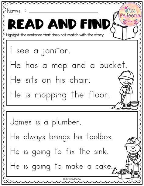 1st Grade Reading Activities