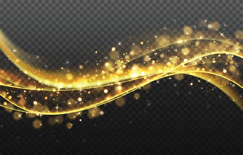 Golden Sparkle Shiny Wave Glitter Background 8413392 Vector Art At Vecteezy