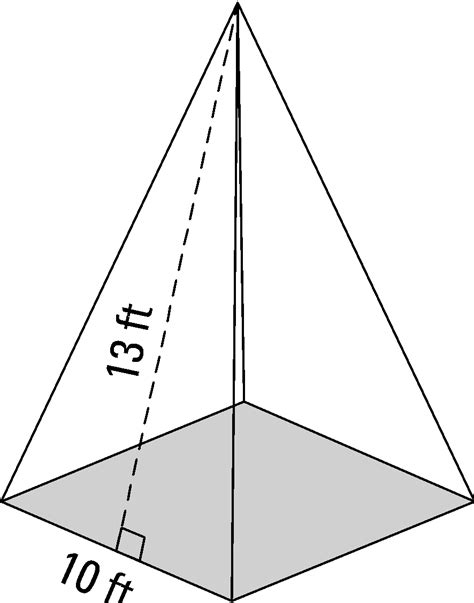 Solved Calculate The Volume Of The Square Pyramid 650 400 450 200