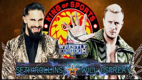 WWE 2K22 Seth Rollins Vs Will Ospreay Highlights Dream Match YouTube