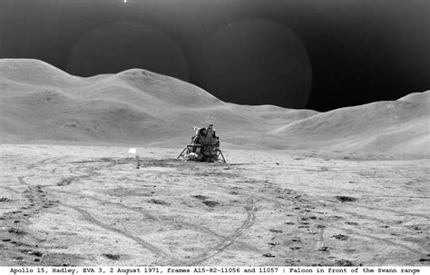 Apollo 15 Hadley Rilleapennine Mountains Eva 3 2 August 1971 Jim