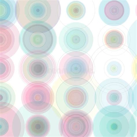 Vector Abstract Drawn Colorful Circles Background Stock Vector