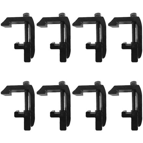 Calhome Cap Topper Mounting Clamps For Track System Truck Rack Camper Shell No Drilling