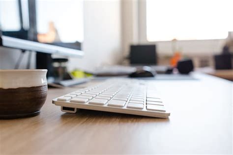 Hd Wallpaper Wood Cup Desk Office Blur Business Communication
