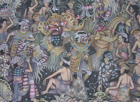 A Classic Balinese Painting Bali Indonesia Art Indonesia Travel