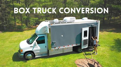 Box Truck Conversion Van Tour Full Time On The Road In Tiny Home