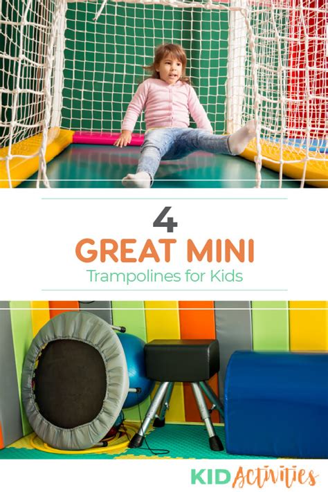 Perfect trampoline for toddlers to burn off energy, features large jumping surface, and handlebar for stability. The Best Indoor Mini Trampoline for Kids - Kid Activities