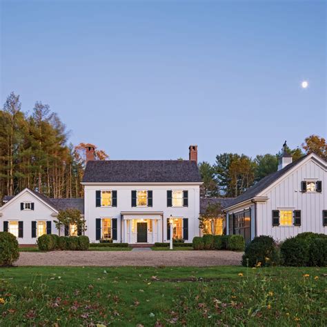 New England Colonial House Exterior Colonial Farmhouse Exterior