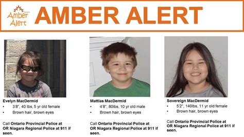 Amber Alert Today Connecticut Amber Alert Issued After 5 Children