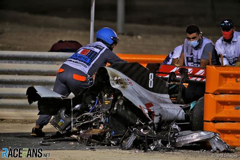 Romain Grosjean Crash Bahrain International Circuit 2020 · Racefans