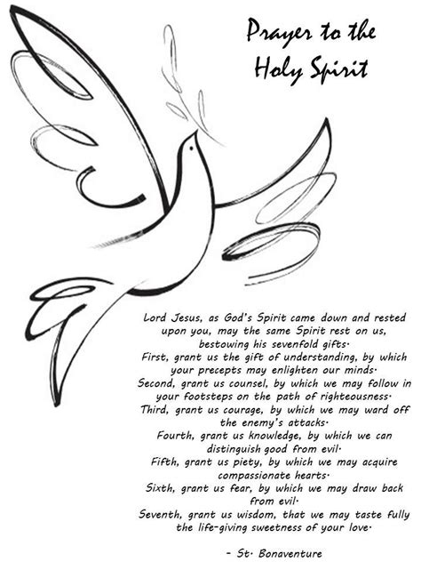Prayer To The Holy Spirit For Pentecost Holy Spirit Pentecost Prayers