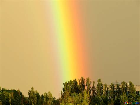 Rainbow In The Dark Sky Free Image № 43248