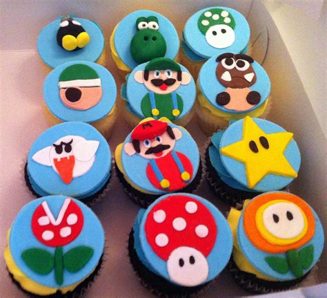 Super Mario Cupcake Ideas Super Mario Bros Birthday Party Ideas