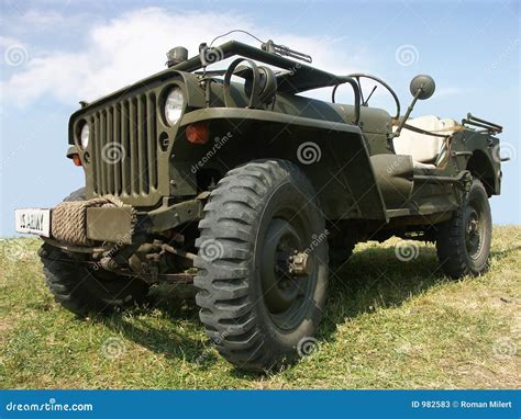 Us Army Jeep Stock Image Image Of Wheel Country Oldtimer 982583