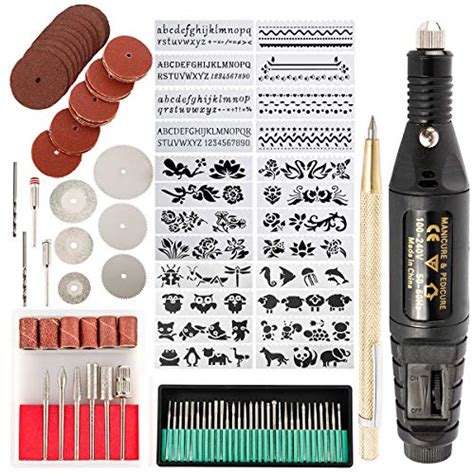 Toolly 108 Pcs Engraving Tool Kit Multi Functional Electric Corded