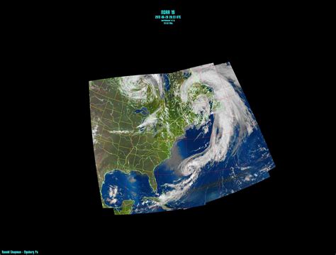 6 28 2012 This Is A Composite Noaa Weather Satellite Image I Received