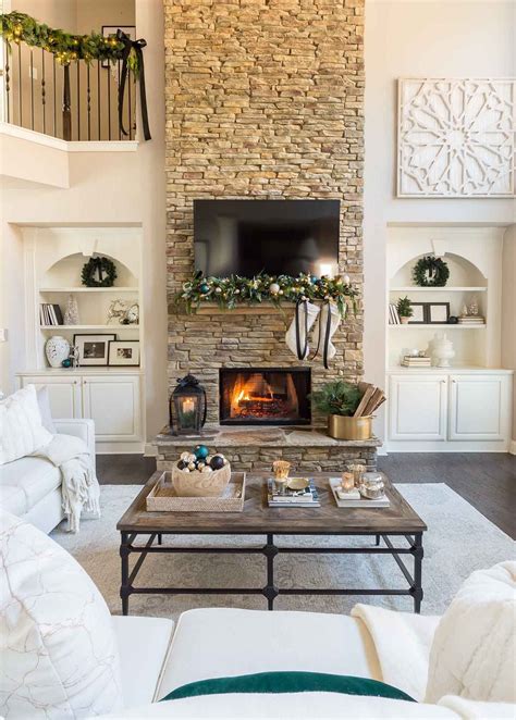 15 Fascinating Diy Fall Living Room Decoration With Fireplace Ideas