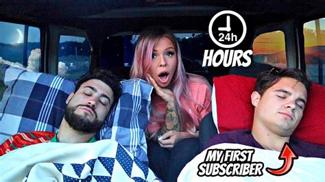 I Spent 24 Hours In My New Car With My First Subscriber Overnight