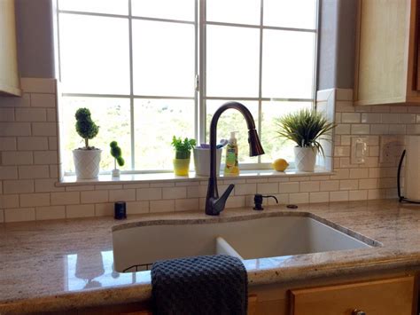 Tile Wrapped Around A Window Sill Kitchen Renovation Kitchen Window