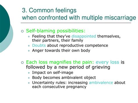 Ppt Multiple Miscarriage Psychosocial Implications Powerpoint