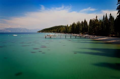 Landscape Photography Nature Pier Lake Tahoe Forest Beach
