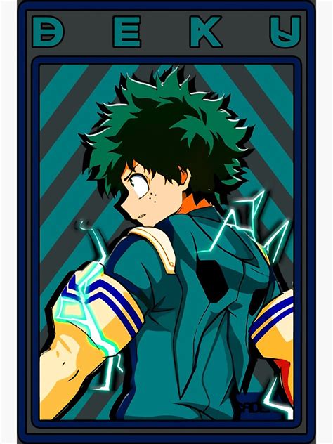Mha Anime Dekubest Design For Everyone Poster For Sale By