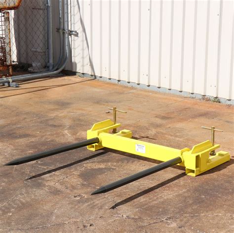 Clamp On Hay Spear Attachment Dual Spear