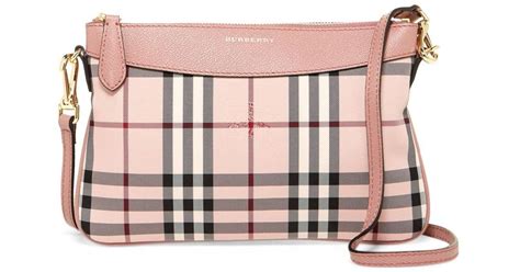 Burberry Synthetic Crossbody Bag In Pink Lyst