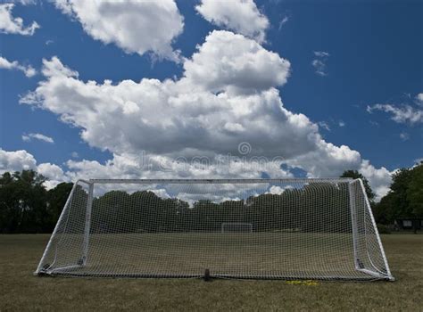 Soccer Field And Goals Stock Image Image Of Summer Green 2800749