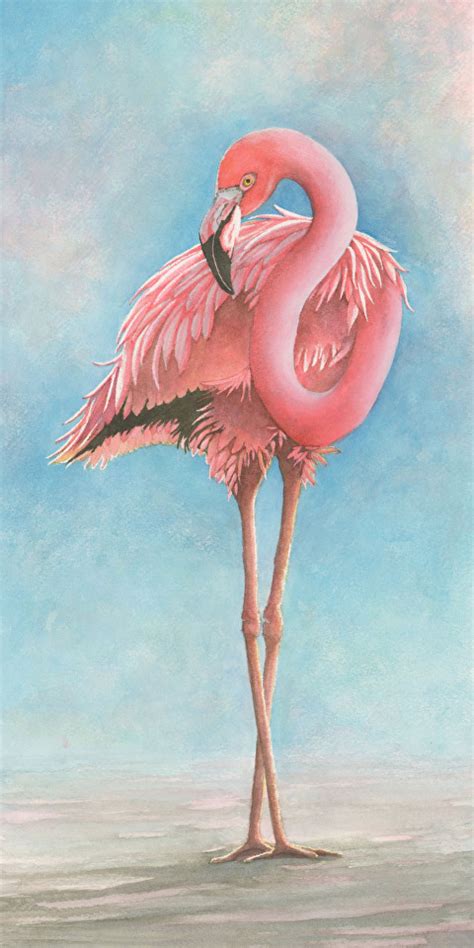 Gene Rizzo Work Zoom Sassy Flamingo