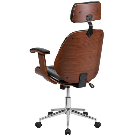Get free shipping on qualified wood, swivel office chairs or buy online pick up in store today in the furniture department. Ergonomic Home High Back Black Leather Executive Wood ...