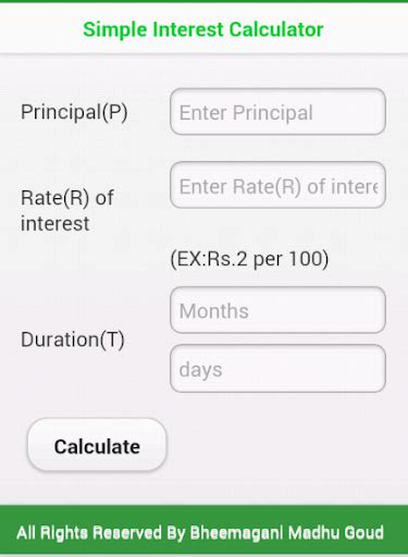 Download Simple Interest Calculator for PC
