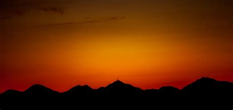 Mcdowell Mountain Sunsetfountain Hills Arizona Arizona Sunset