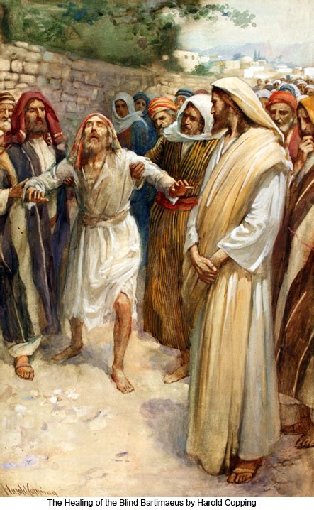 The Healing Of The Blind Bartimaeus A New Addition To The Jesus