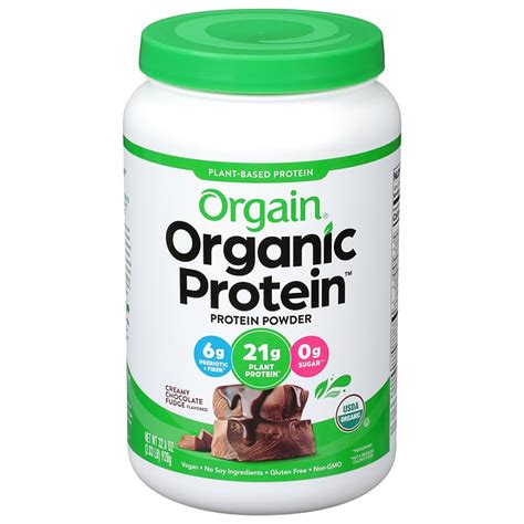 Orgain Organic Protein Plant Based Protein Powder Chocolate Shop Diet And Fitness At H E B