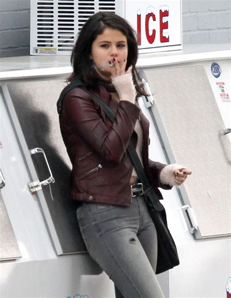 Selena Gomez Shakes Off Good Girl Image As She Puffs On Cigarette For