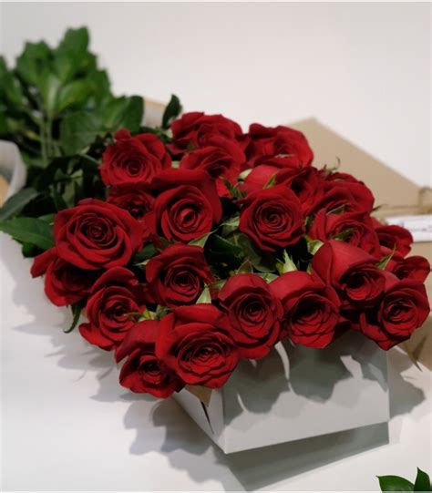 Red Roses Valentine And Bouquet Of 12 Red Roses