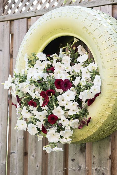 Diy Recycled Tire Planter How To Create A Fun And Colourful Planter