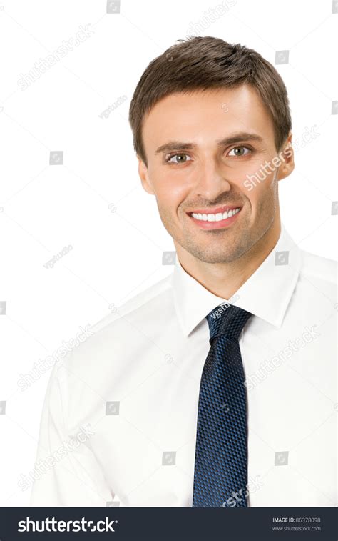 Portrait Young Happy Smiling Business Man Stock Photo 86378098