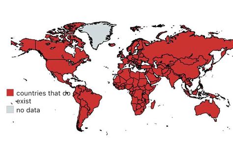 I Made A Map Of Countries That Exist And Dont Exist Rmaps