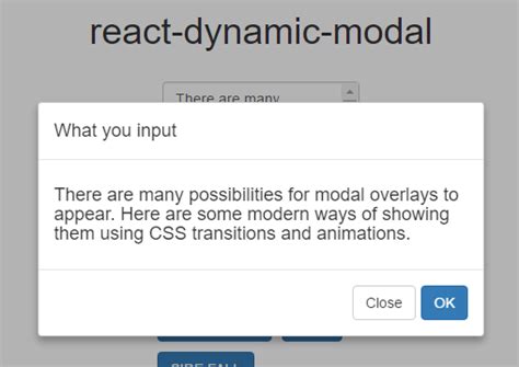 A Simple And Flexible Modal Dialog Component For React Js How To Create An Accessible In Part